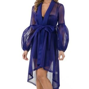 Bishop Sleeve Mesh coat